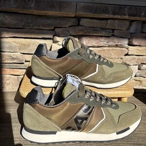 GAS Footwear Sport Men Size 42 Green Italian Sneakers GAM023019 US 10.5